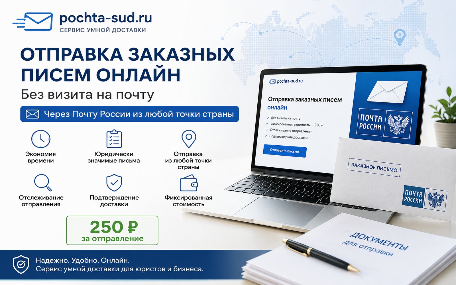 Заказное письмо онлайн
